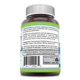 Pure Naturals supplement packaging side view