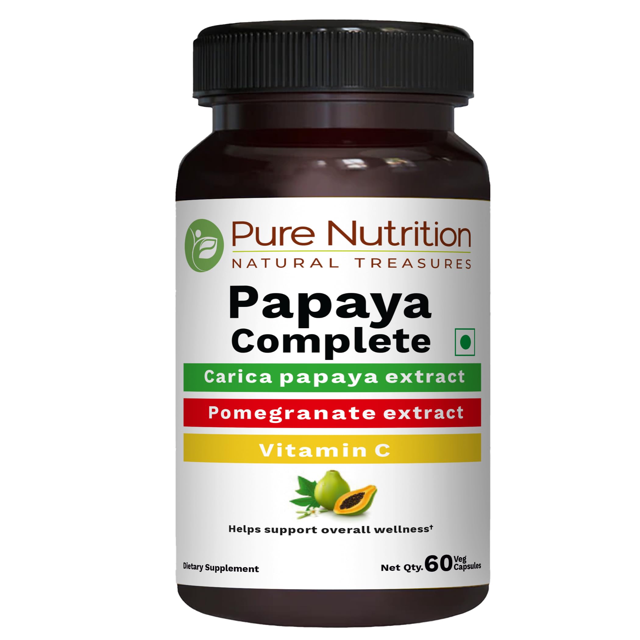 PURE NUTRITION NATURAL TREASURES Multi-Enzymes 100g front view