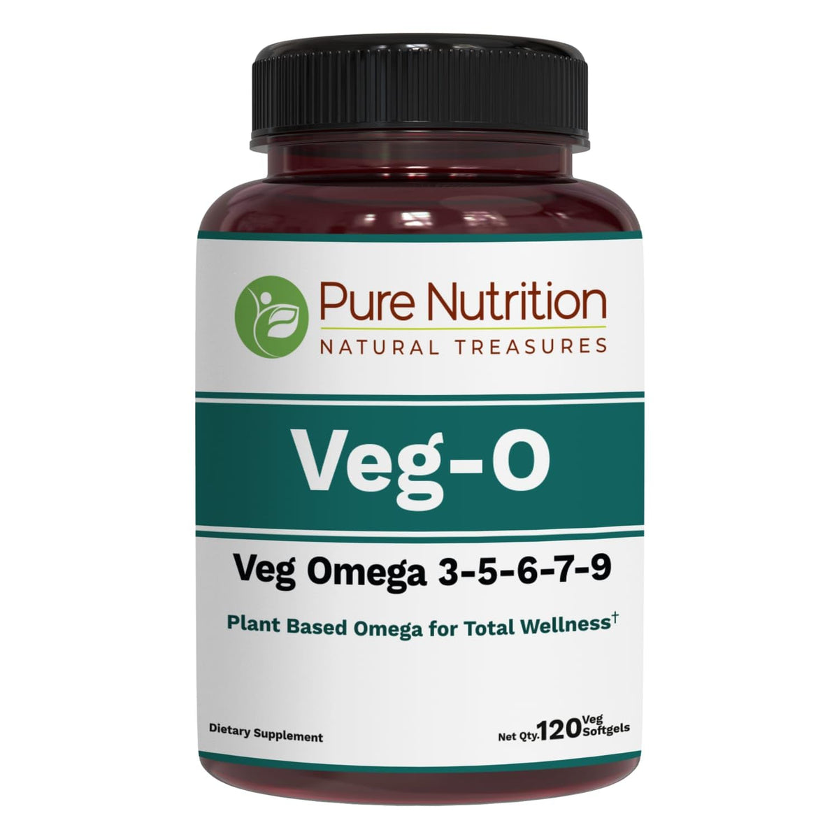 PURE NUTRITION NATURAL TREASURES Omega 3-6-9 Softgels front view