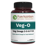 PURE NUTRITION NATURAL TREASURES Omega 3-6-9 Softgels front view