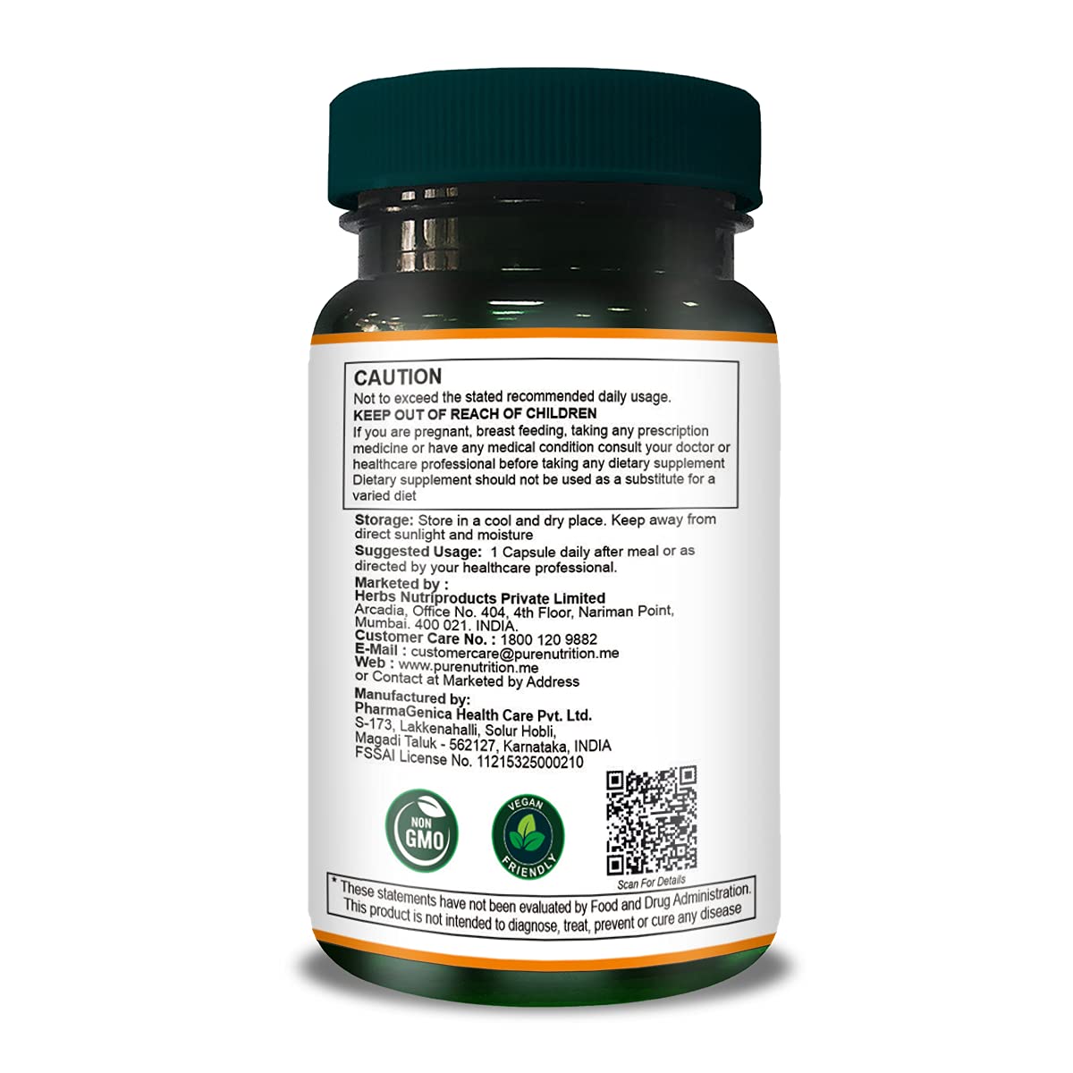 PURE NUTRITION Neem Extract & Powder capsule close-up