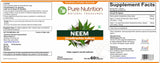 PURE NUTRITION Neem Extract & Powder ingredients list