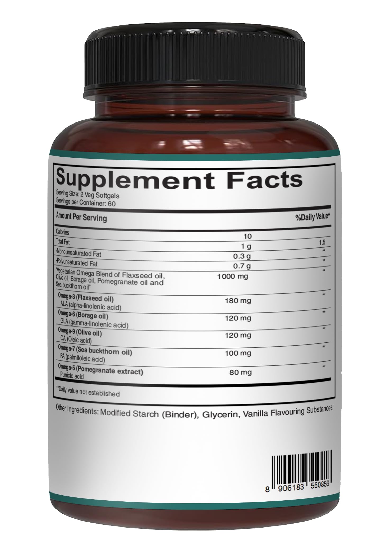 PURE NUTRITION Omega 3-6-9 Softgels close-up of softgel