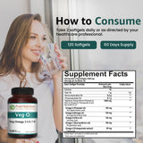 PURE NUTRITION Omega 3-6-9 Softgels on a kitchen counter