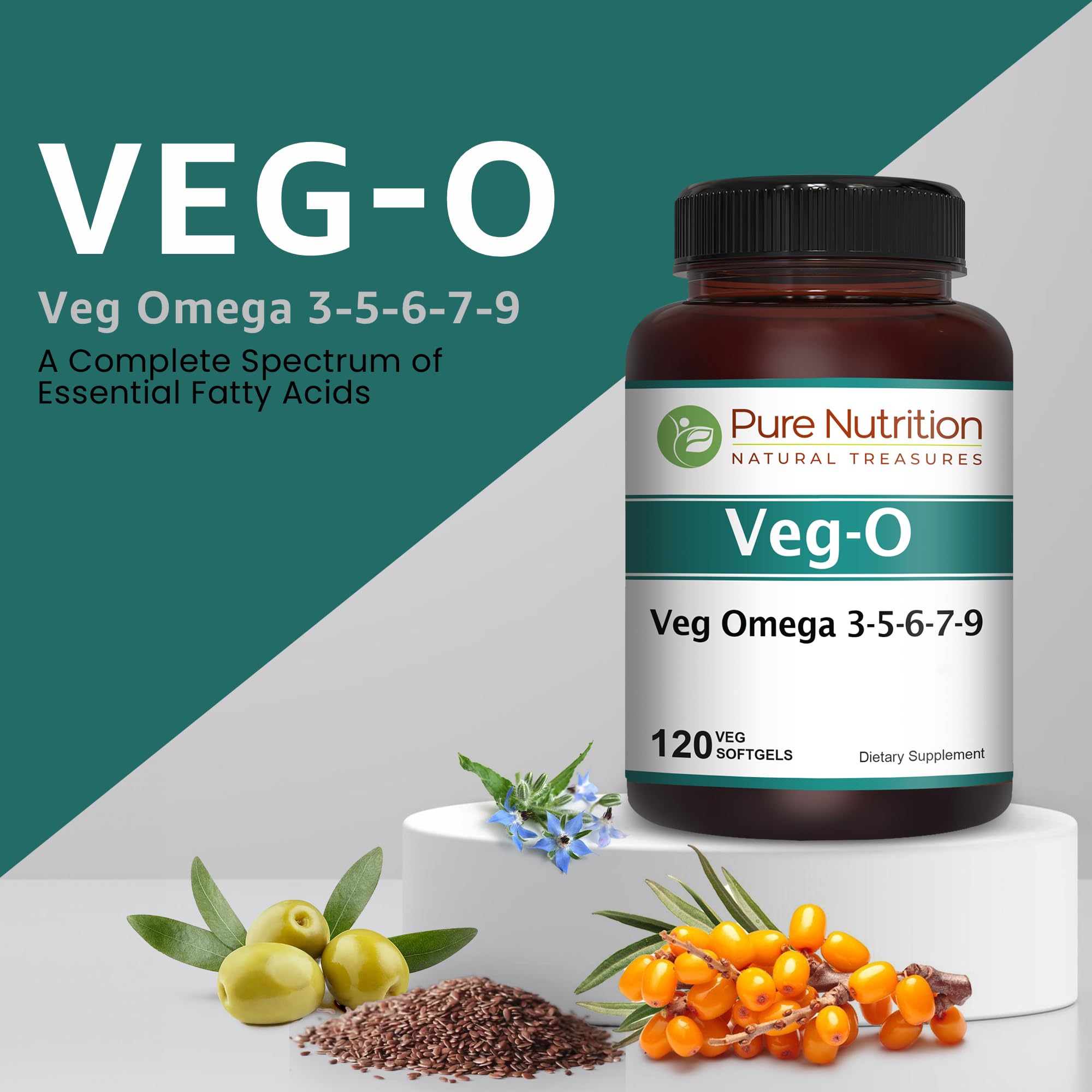 PURE NUTRITION Omega 3-6-9 Softgels packaging