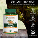 PURE NUTRITION Shatavari Tablets side view