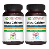 PURE NUTRITION Ultra Calcium Citrate 1250 mg front view