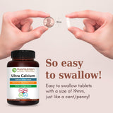 PURE NUTRITION Ultra Calcium Citrate 1250 mg Tablets side view