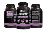 PURE ORIGINAL INGREDIENTS Acai Berry Capsules with packaging