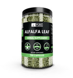 PURE ORIGINAL INGREDIENTS Alfalfa Leaf Capsules 240 Count front view