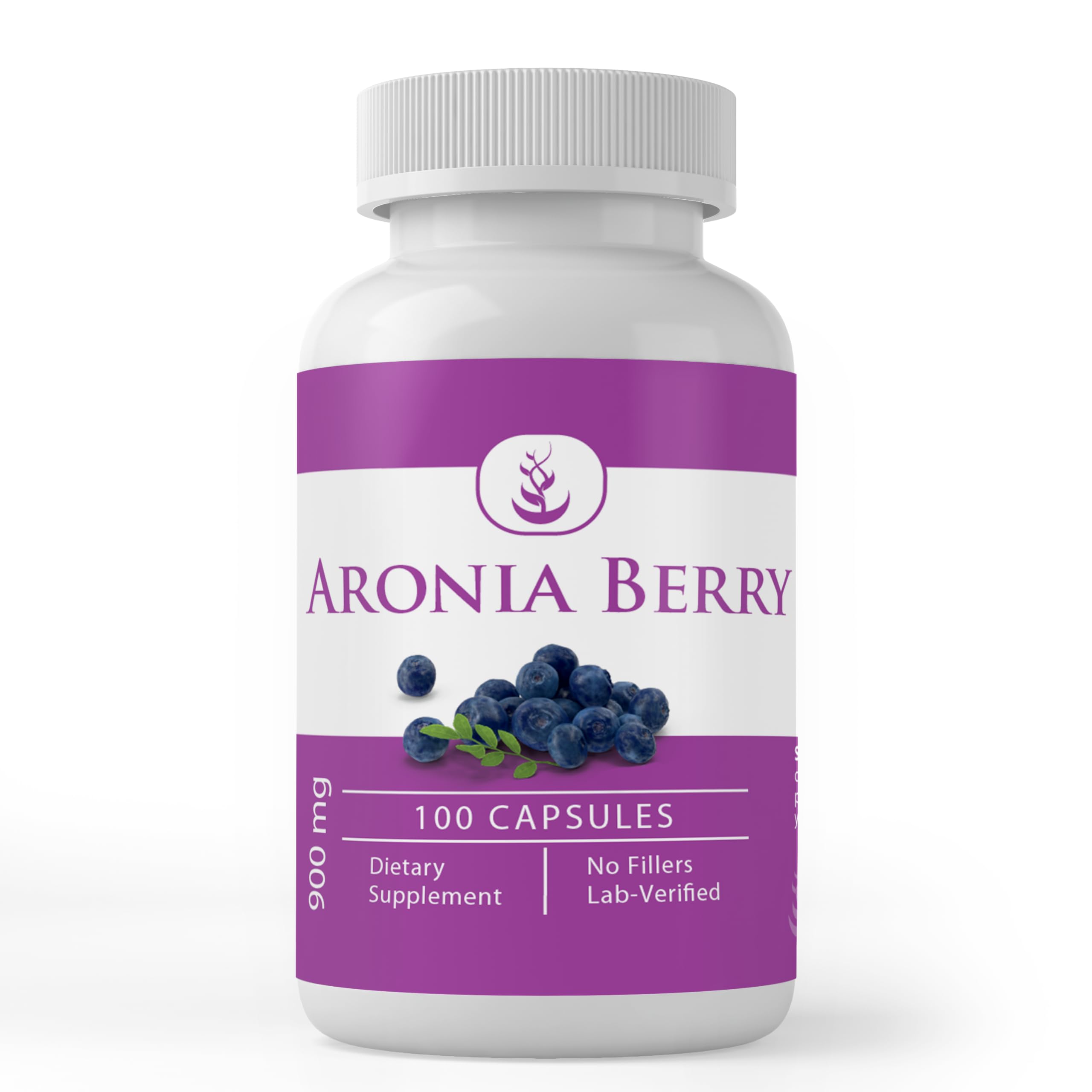 PURE ORIGINAL INGREDIENTS Aronia Berry Extract Capsules front view