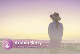 PURE ORIGINAL INGREDIENTS Aronia Berry Extract Capsules on a wooden table