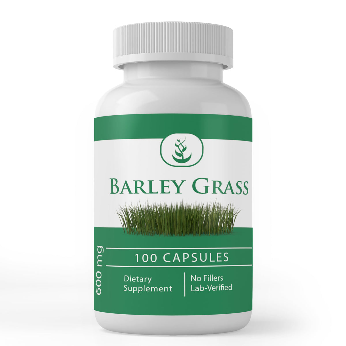 PURE ORIGINAL INGREDIENTS Barley Grass Capsules front view