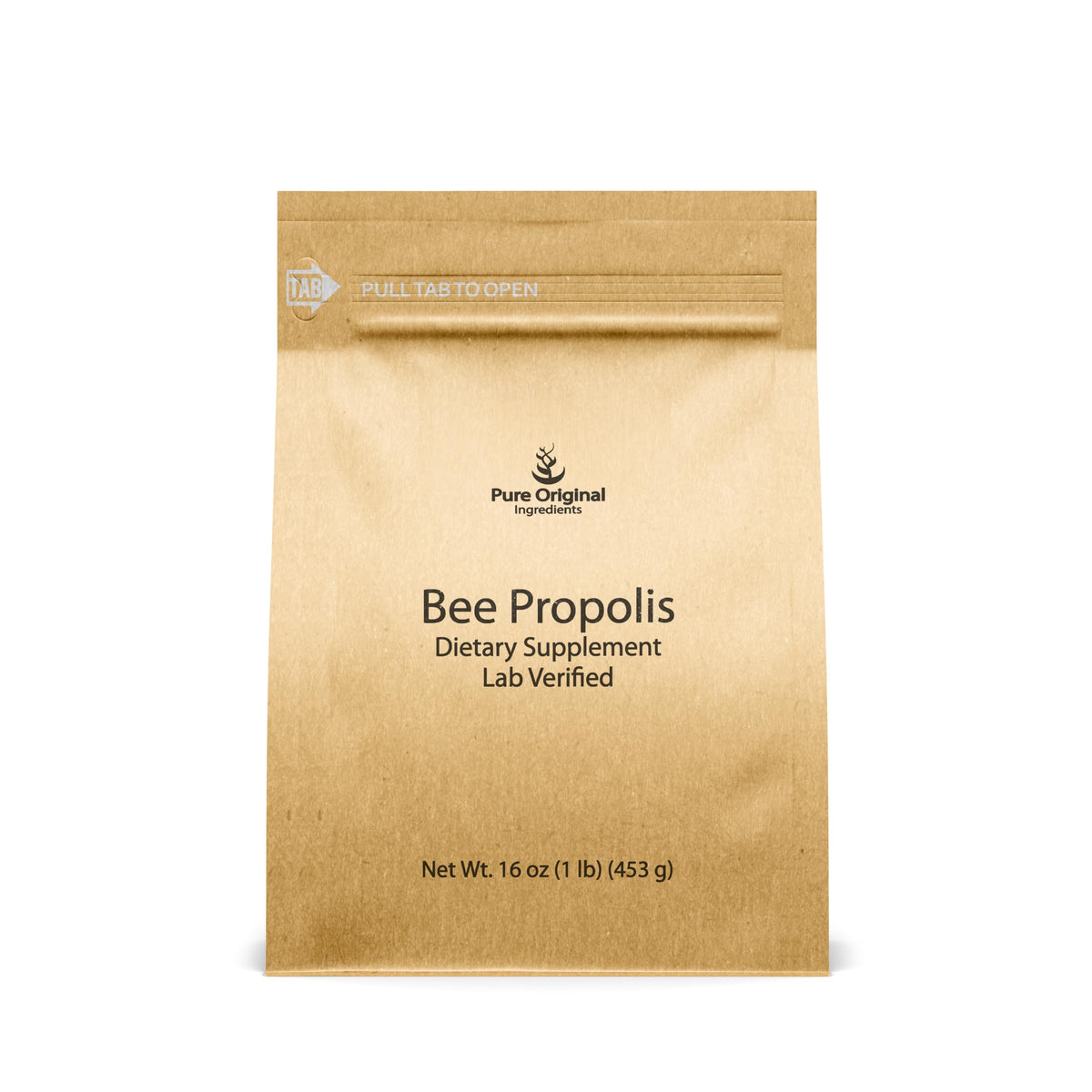 PURE ORIGINAL INGREDIENTS Bee Propolis Powder front view