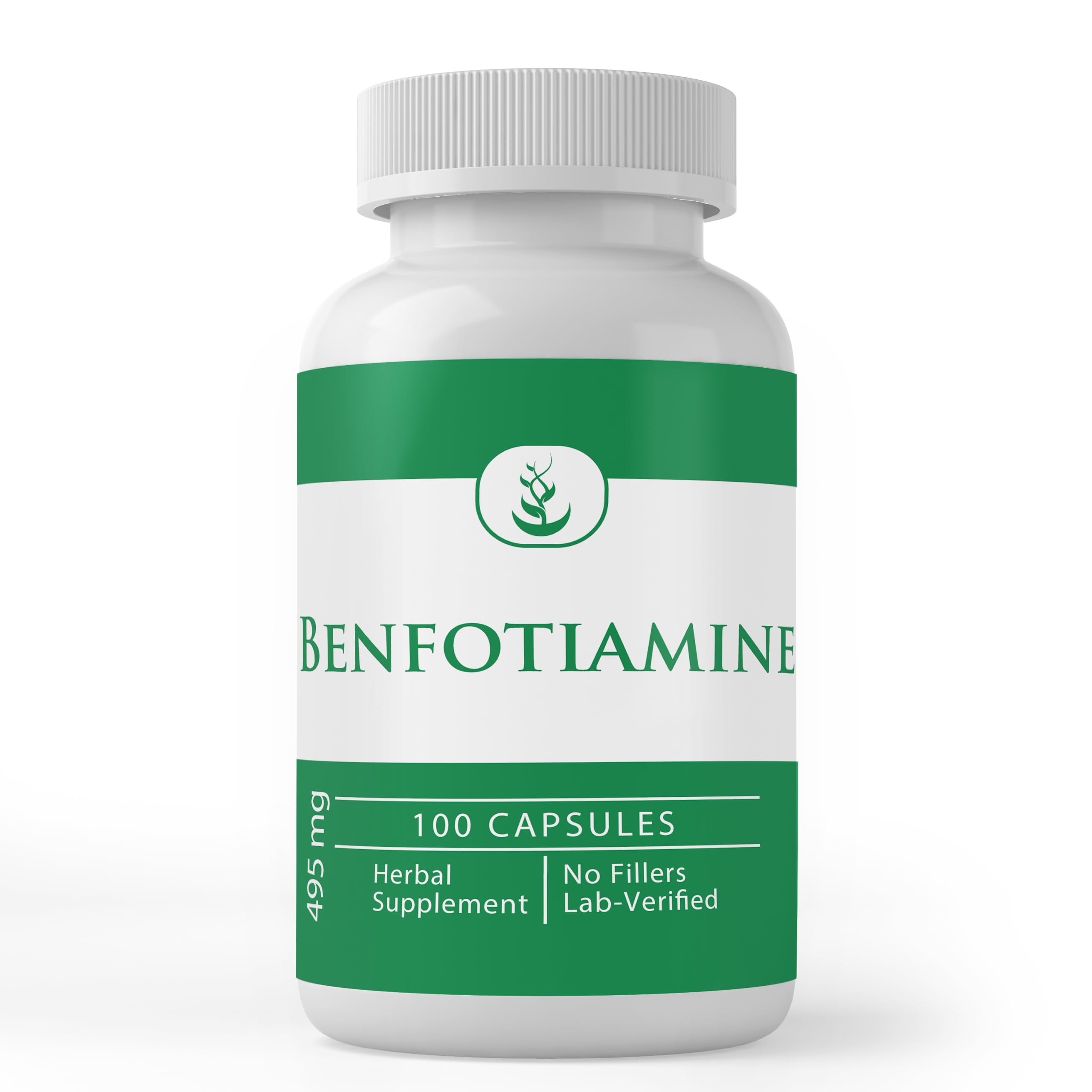 PURE ORIGINAL INGREDIENTS Benfotiamine Capsules front view