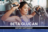 PURE ORIGINAL INGREDIENTS Beta Glucan Capsules with measuring spoon