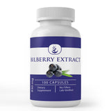 PURE ORIGINAL INGREDIENTS Bilberry Extract Capsules front view