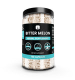 PURE ORIGINAL INGREDIENTS Bitter Melon Capsules front view