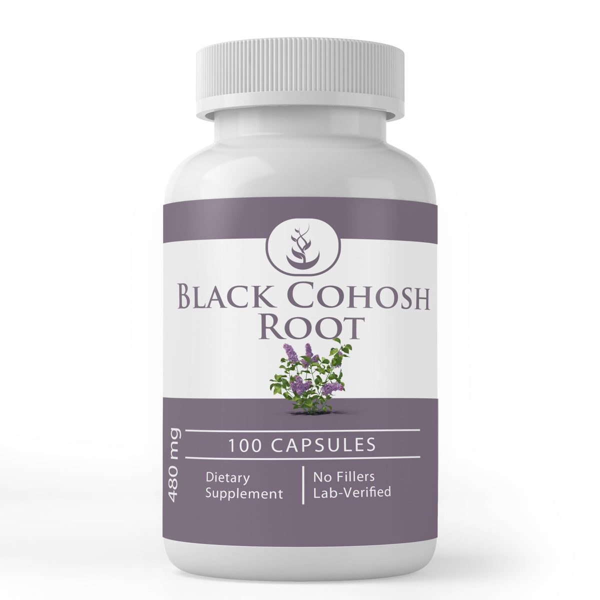 PURE ORIGINAL INGREDIENTS Black Cohosh Root Capsules front view
