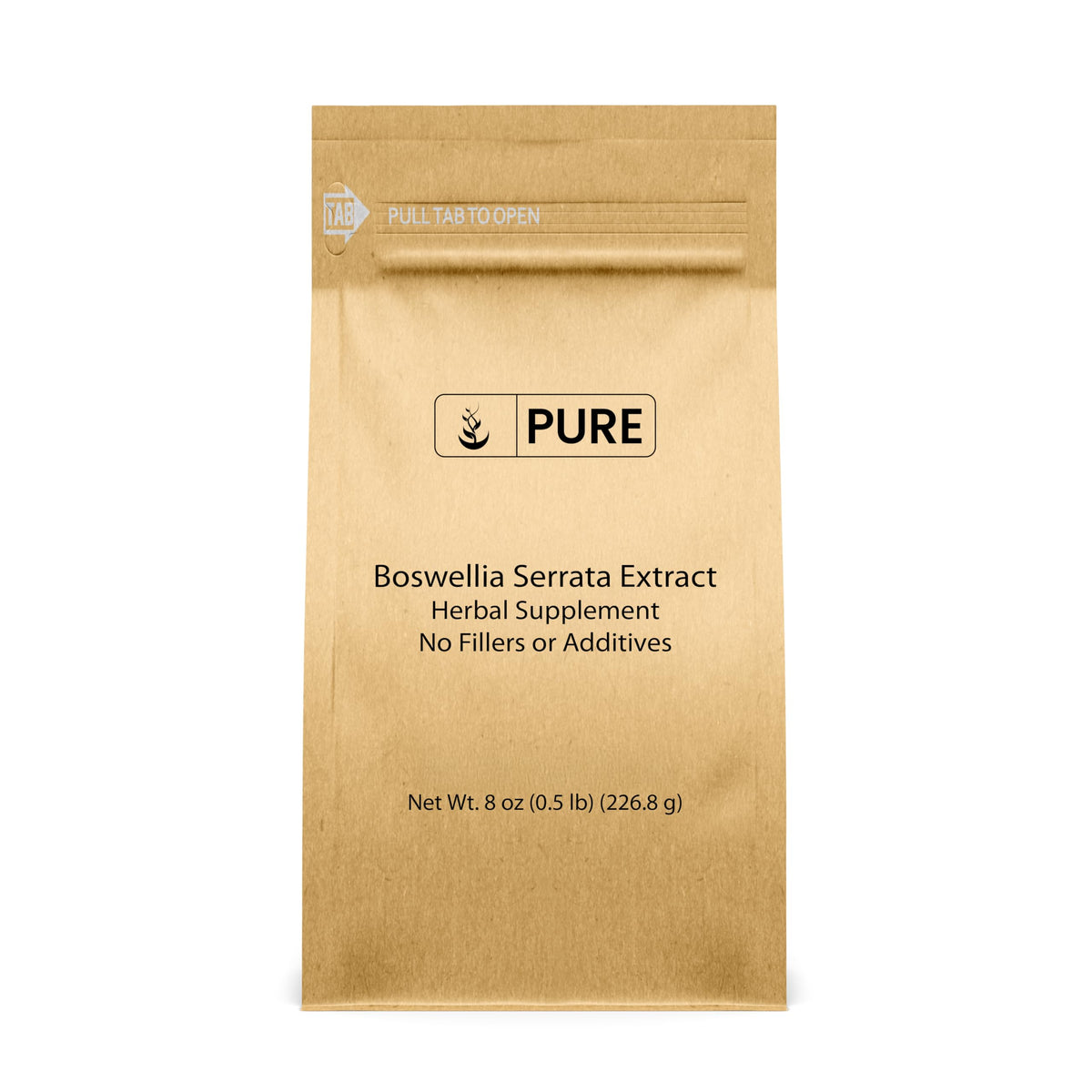 PURE ORIGINAL INGREDIENTS Boswellia Serrata Extract Powder front view