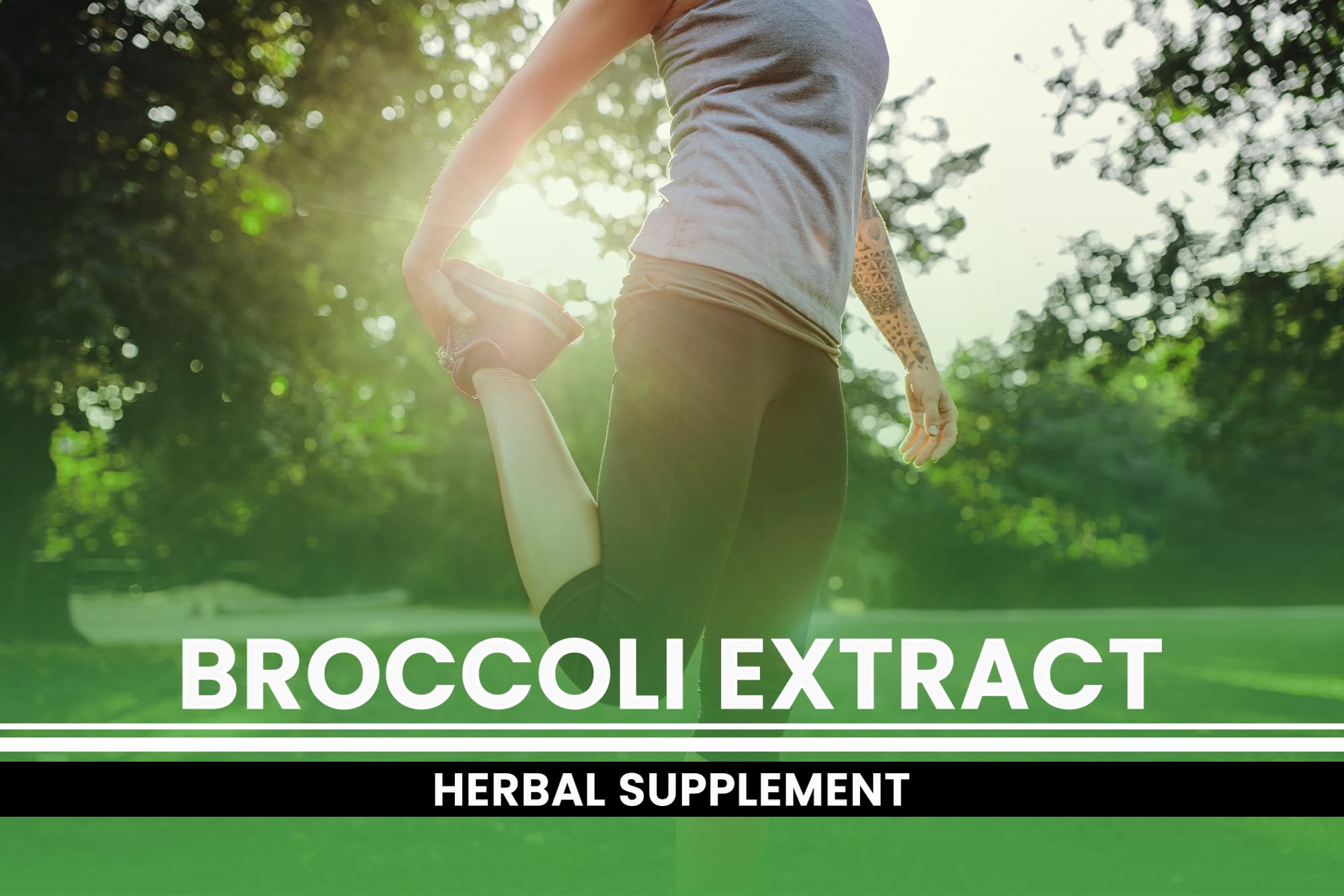 PURE ORIGINAL INGREDIENTS Broccoli Extract Capsules close-up of capsules