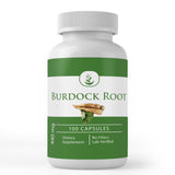 PURE ORIGINAL INGREDIENTS Burdock Root Capsules front view