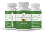PURE ORIGINAL INGREDIENTS Burdock Root Capsules with a measuring spoon