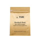 PURE ORIGINAL INGREDIENTS Burdock Root Extract Powder front view packaging