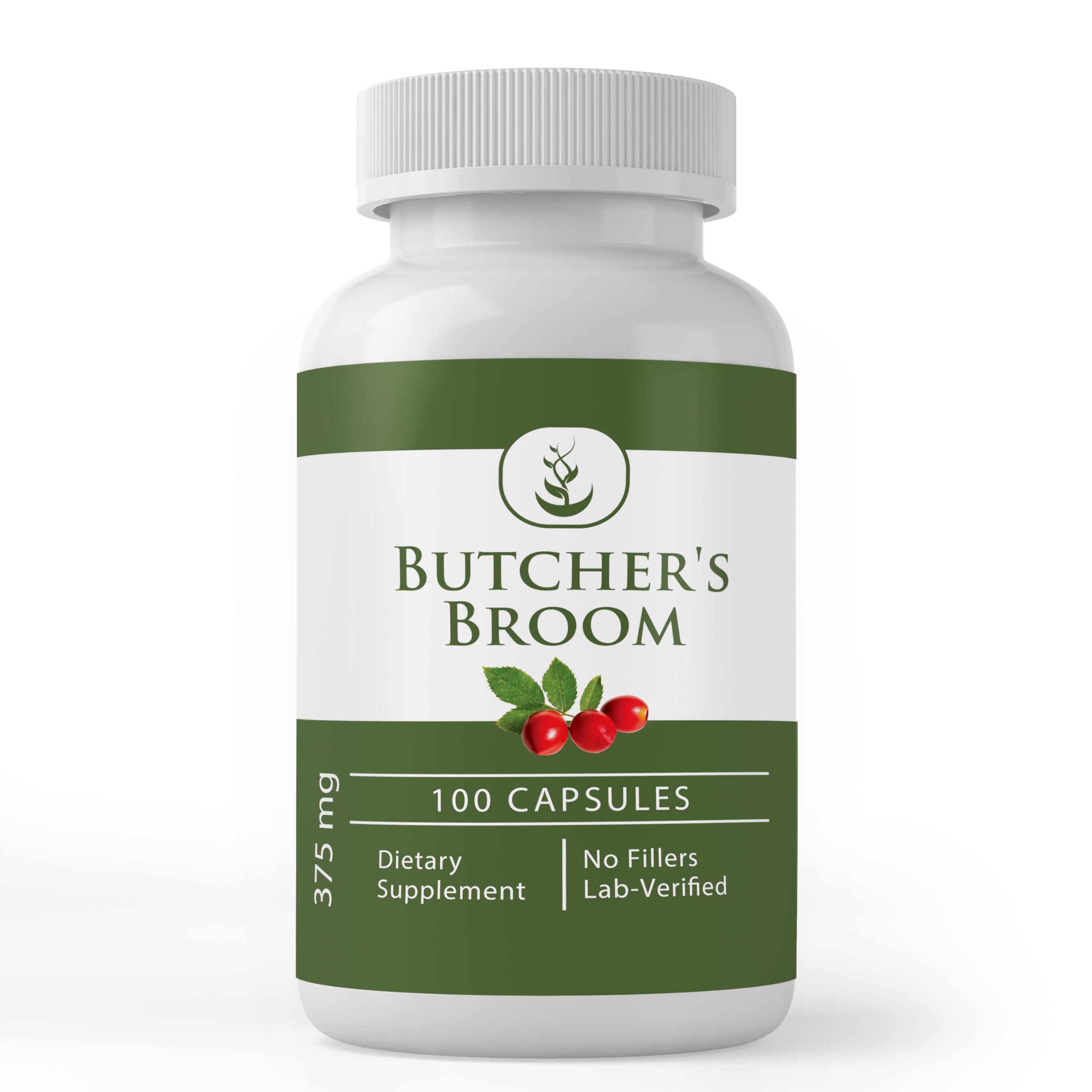 PURE ORIGINAL INGREDIENTS Butcher's Broom Capsules front view