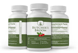 PURE ORIGINAL INGREDIENTS Butcher's Broom Capsules with dosage information