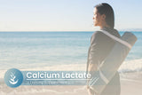 PURE ORIGINAL INGREDIENTS Calcium Lactate Capsules with a measuring spoon