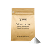 PURE ORIGINAL INGREDIENTS Calcium Lactate Powder front view packaging