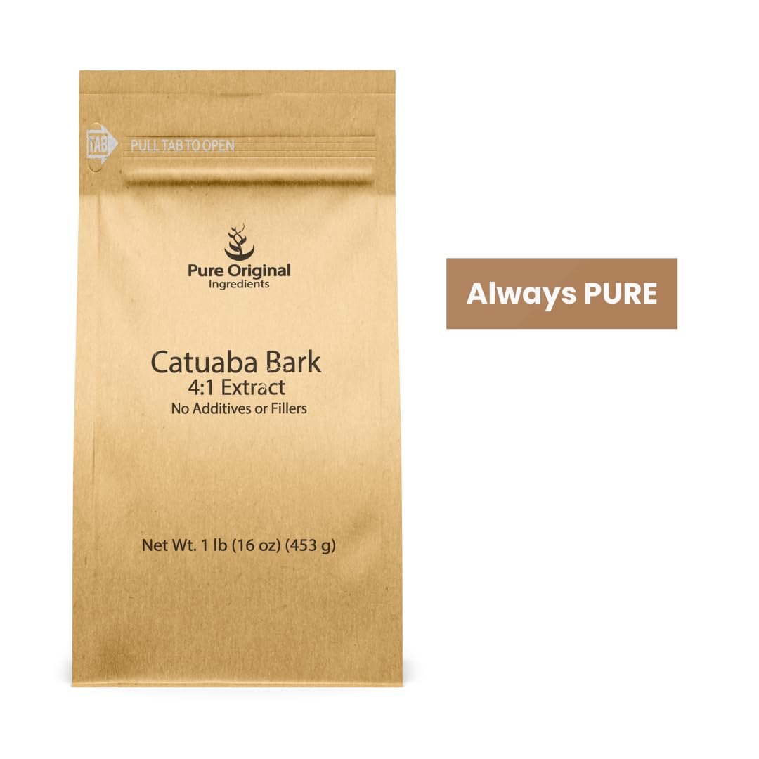PURE ORIGINAL INGREDIENTS Catuaba Bark Extract Powder scoop