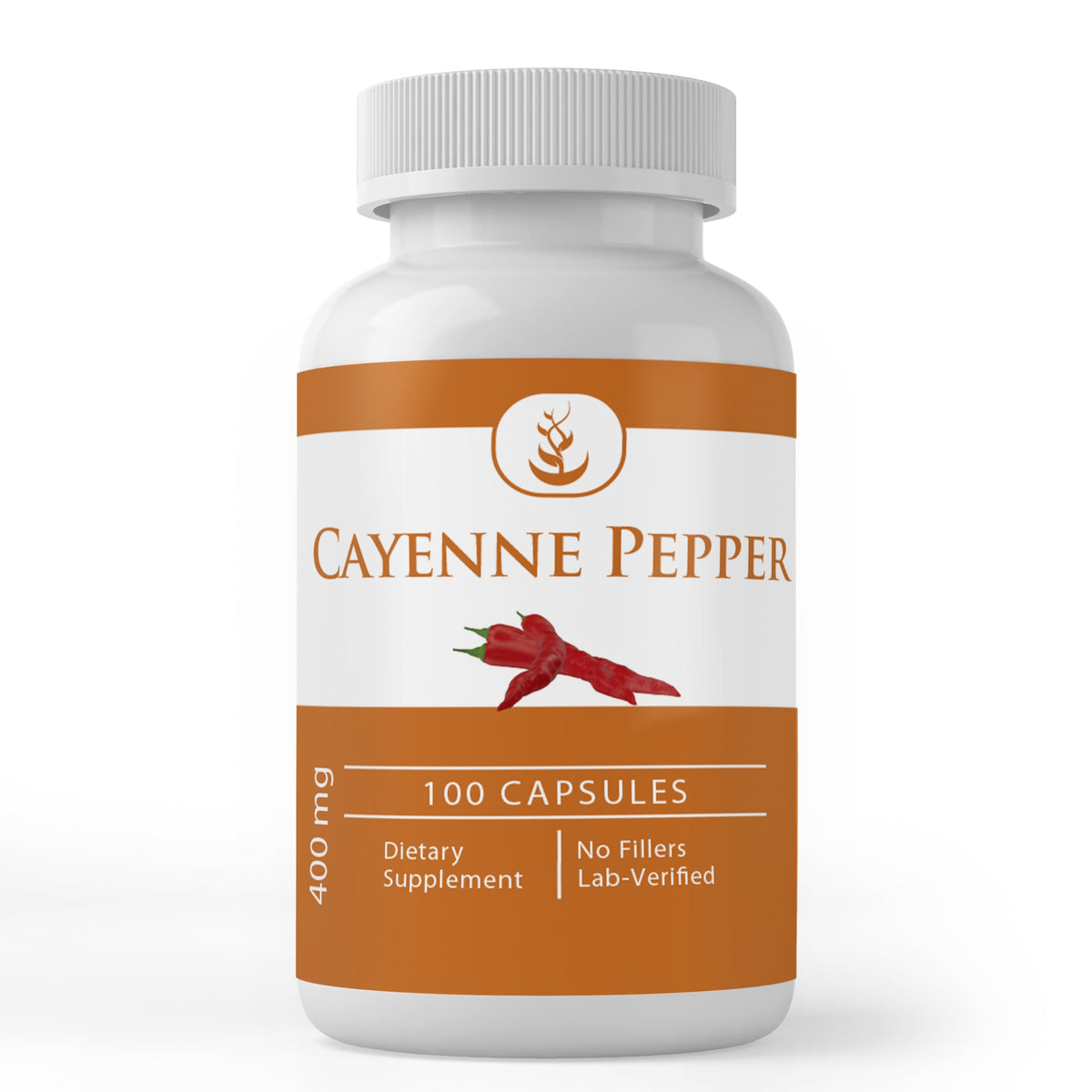 PURE ORIGINAL INGREDIENTS Cayenne Pepper Capsules front view