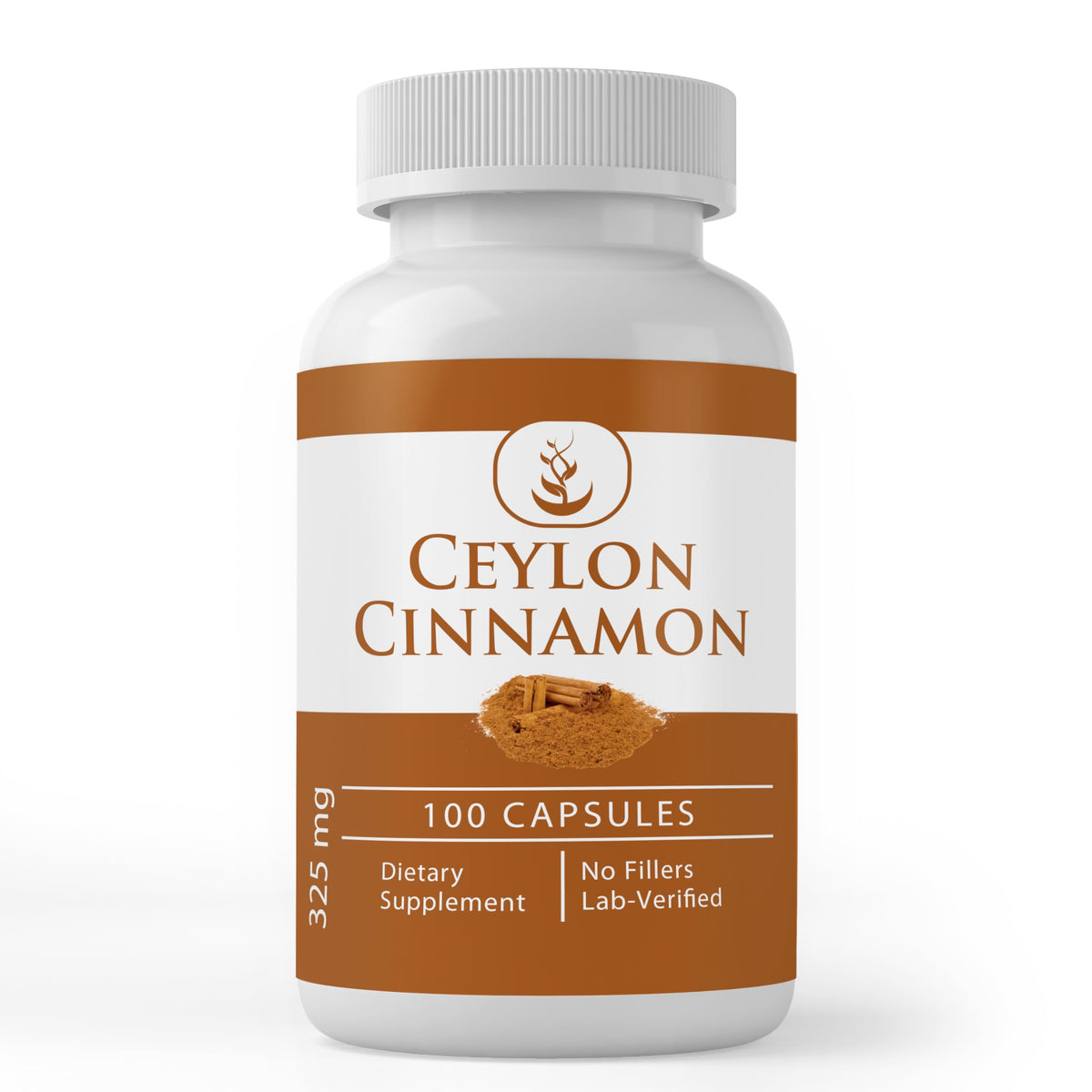 PURE ORIGINAL INGREDIENTS Ceylon Cinnamon Capsules front view