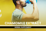 PURE ORIGINAL INGREDIENTS Chamomile Extract Capsules on wooden table