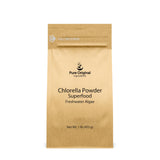 PURE ORIGINAL INGREDIENTS Chlorella Powder front view packaging