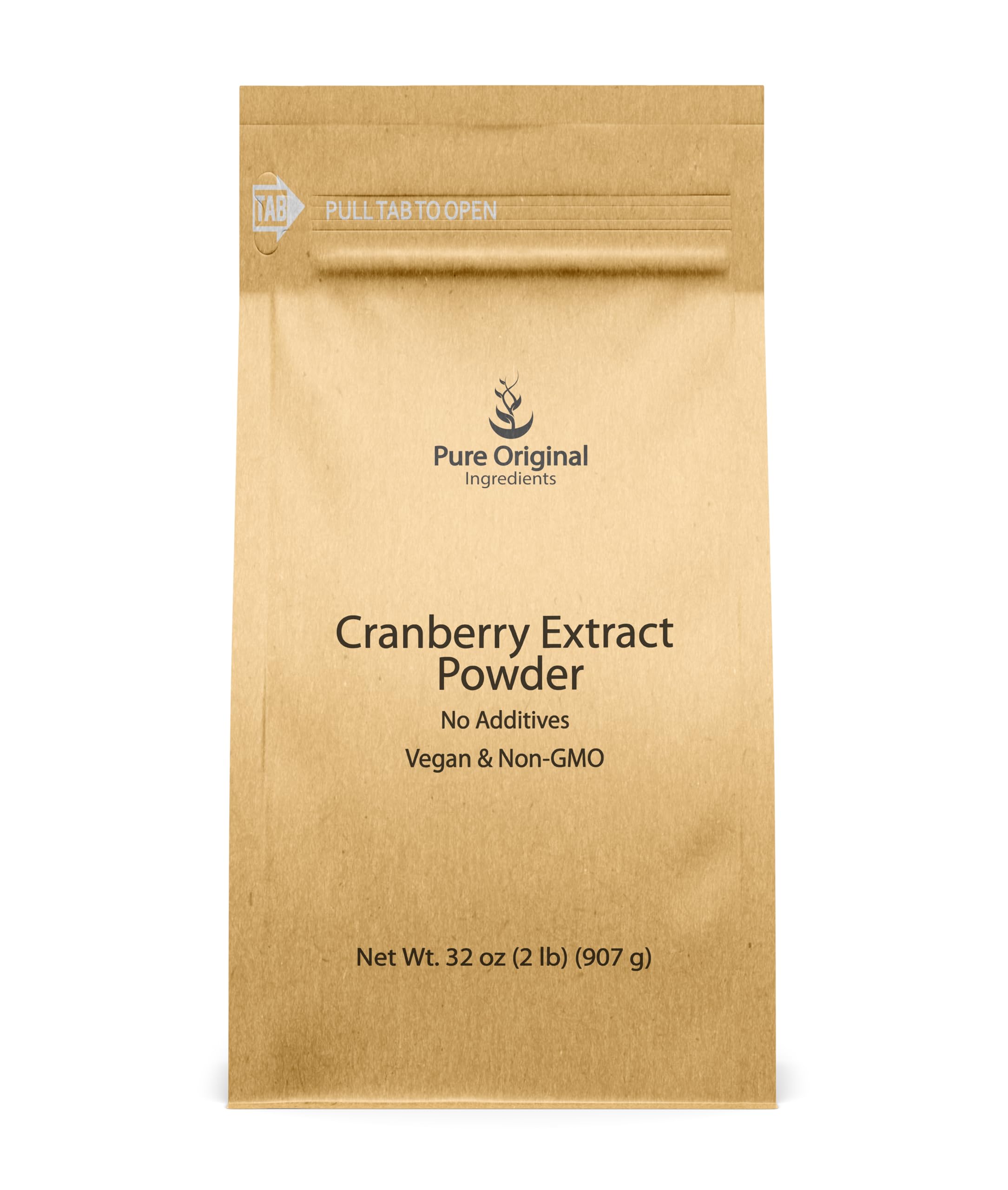 PURE ORIGINAL INGREDIENTS Cranberry Extract Powder front view packaging