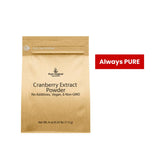 PURE ORIGINAL INGREDIENTS Cranberry Extract Powder side view