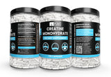 PURE ORIGINAL INGREDIENTS Creatine Monohydrate Capsules close-up of capsules