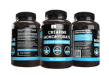 PURE ORIGINAL INGREDIENTS Creatine Monohydrate Capsules close-up of capsules