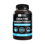 PURE ORIGINAL INGREDIENTS Creatine Monohydrate Capsules front view
