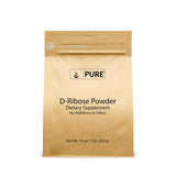 PURE ORIGINAL INGREDIENTS D-Ribose Powder front view packaging