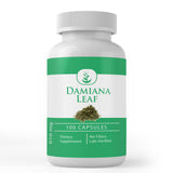 PURE ORIGINAL INGREDIENTS Damiana Leaf Capsules front view