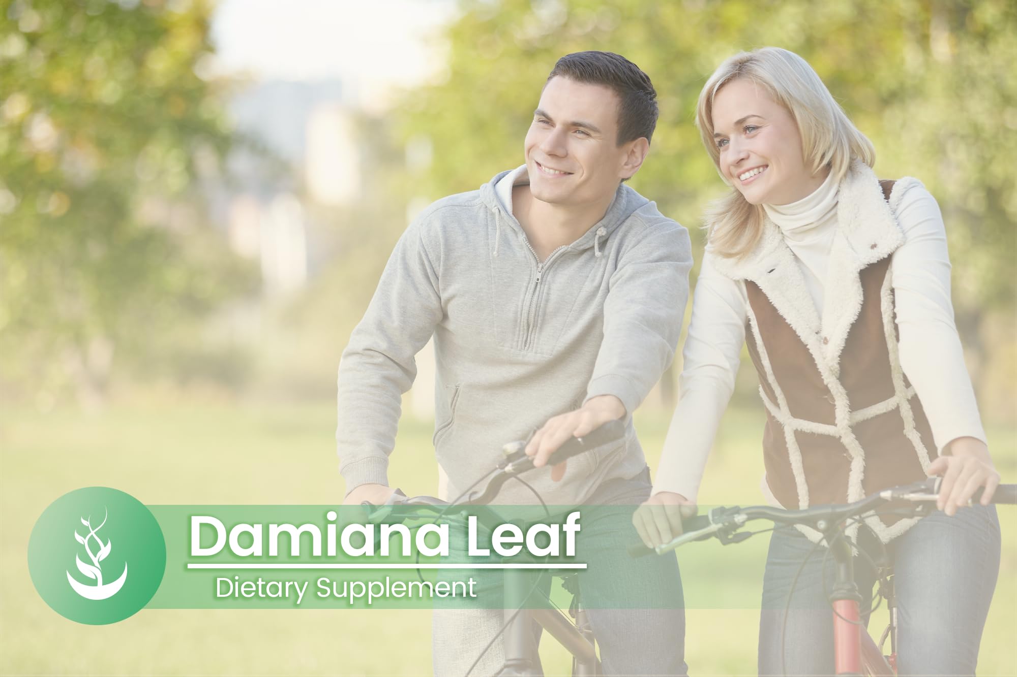 PURE ORIGINAL INGREDIENTS Damiana Leaf Capsules opened bottle