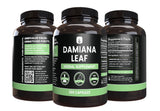 PURE ORIGINAL INGREDIENTS Damiana Leaf Capsules with a measuring spoon