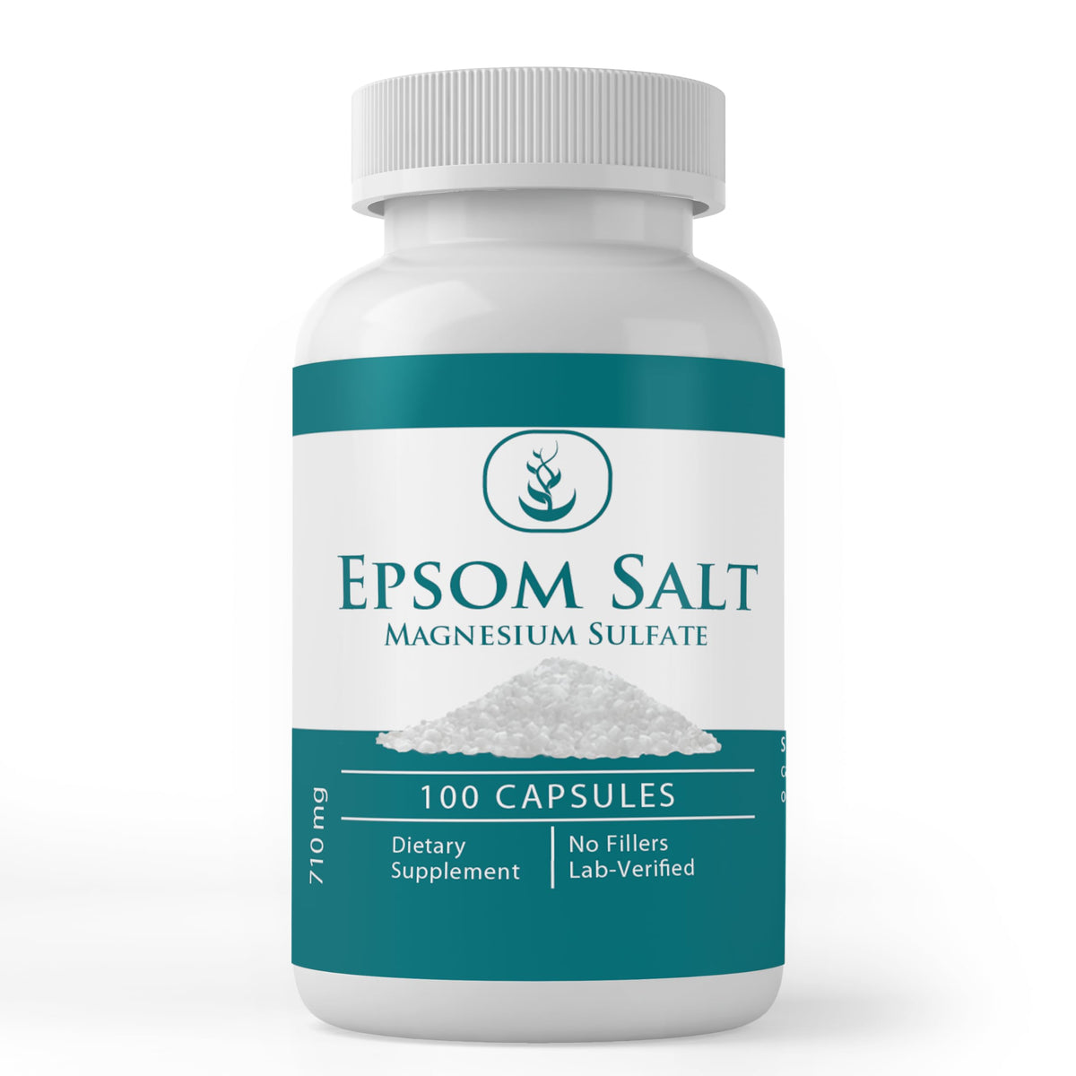 PURE ORIGINAL INGREDIENTS Epsom Salt Capsules front view