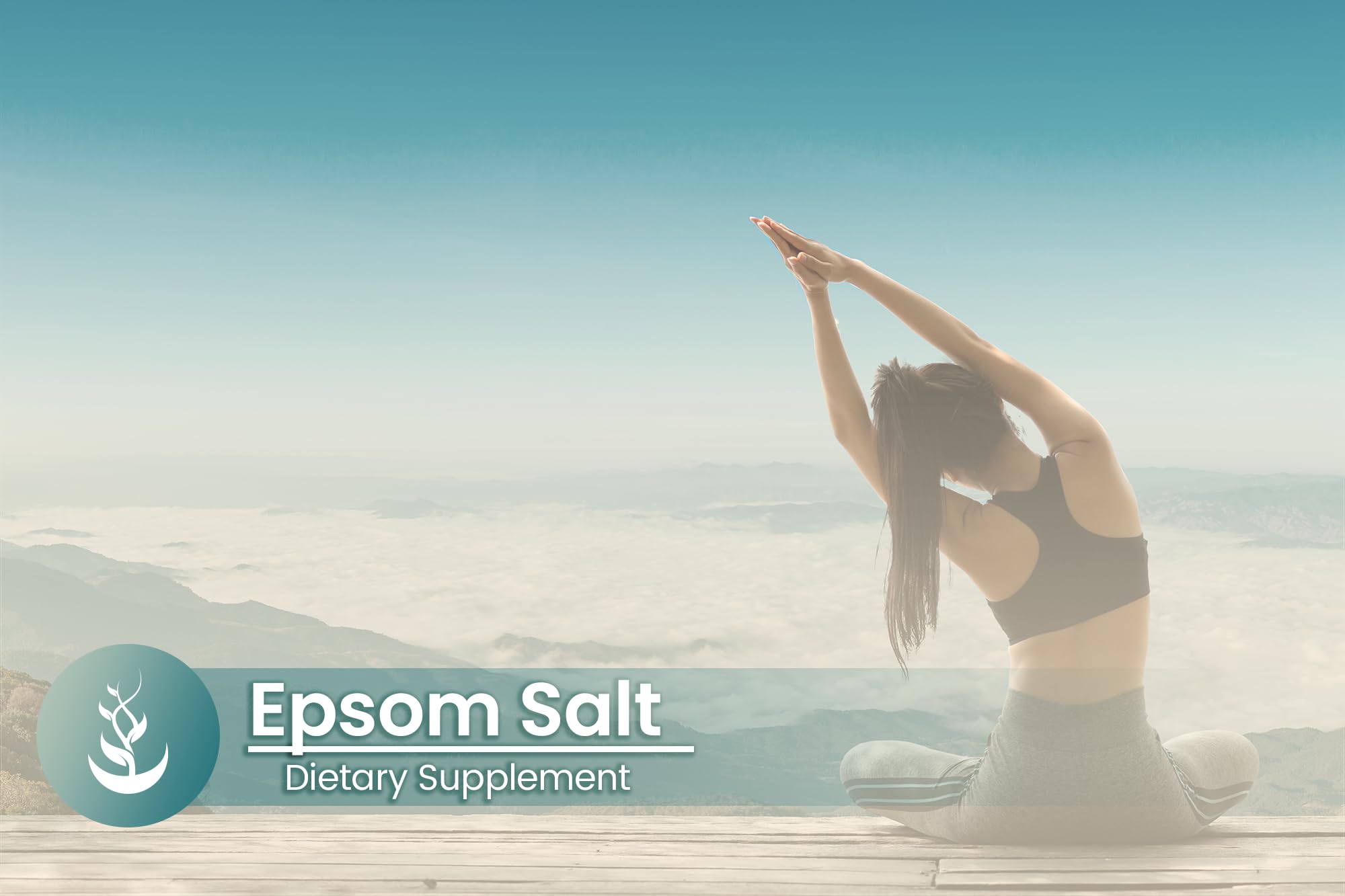 PURE ORIGINAL INGREDIENTS Epsom Salt Capsules in a lifestyle setting