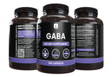 PURE ORIGINAL INGREDIENTS GABA Capsules displayed with a measuring spoon