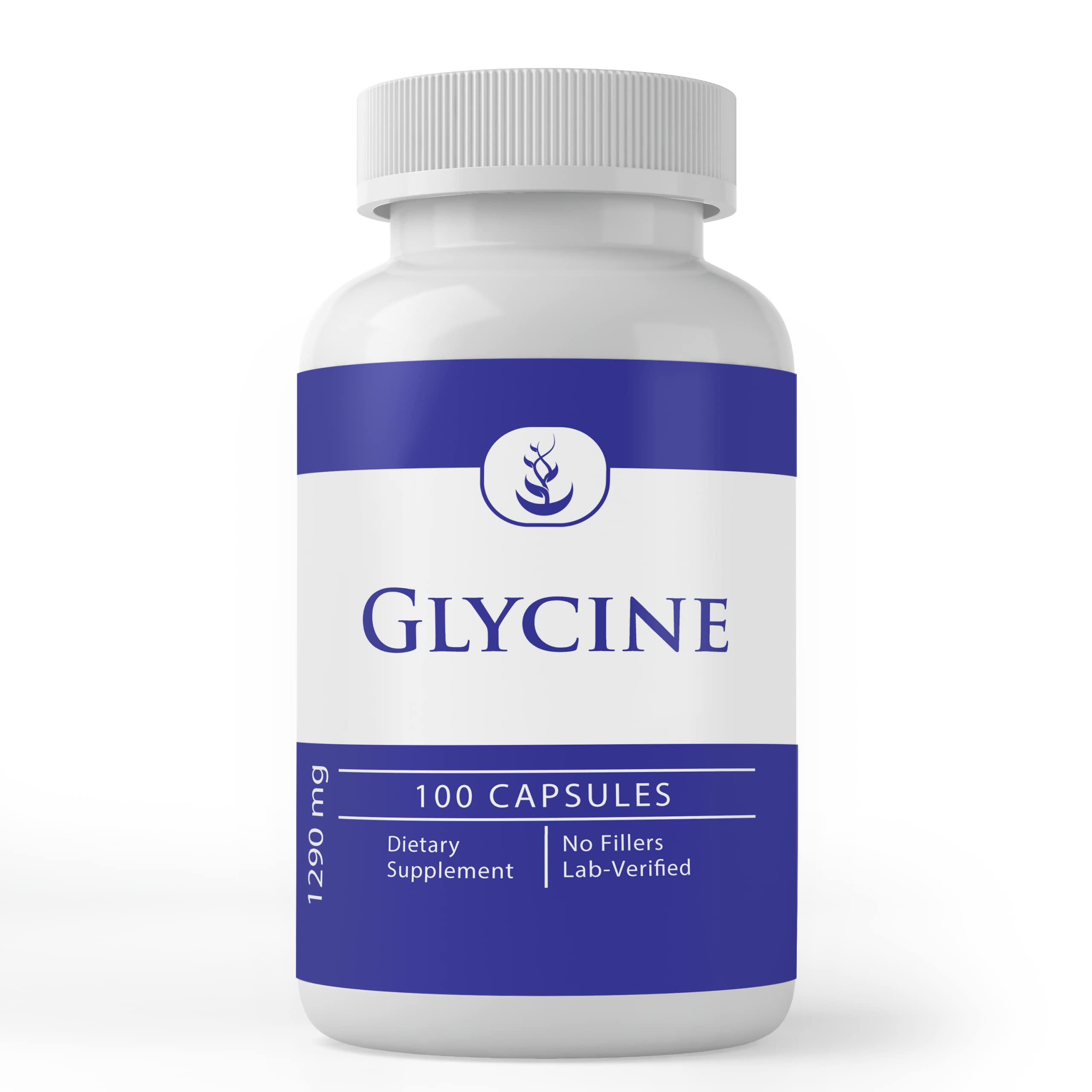 PURE ORIGINAL INGREDIENTS Glycine Capsules front view